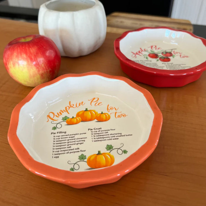 Mini Pumpkin Pie Recipe Plate
