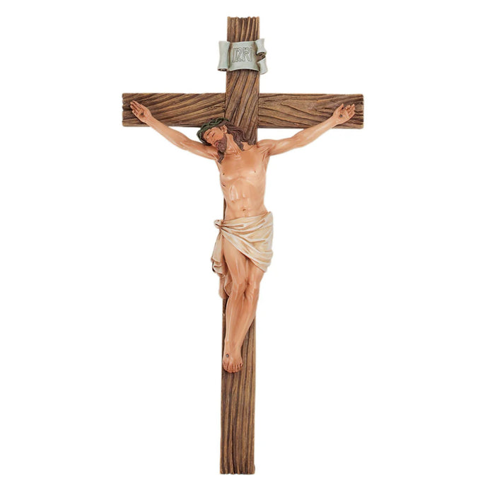 Wall Crucifix with Natural Corpus Renaissance Style