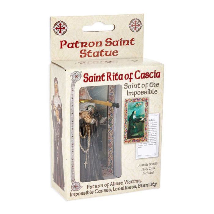 St Rita 4" Hand Painted Patron & Protector