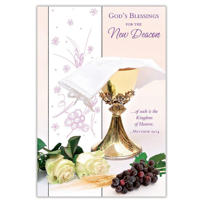 God's Blessings for the New Deacon (Ordination)