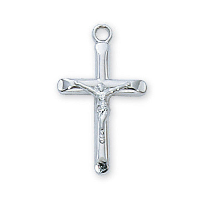 Crucifix Sterling Silver on 16-18" Chain