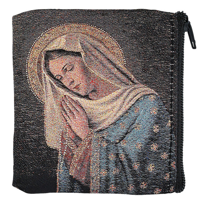 Rosary Case Praying Madonna