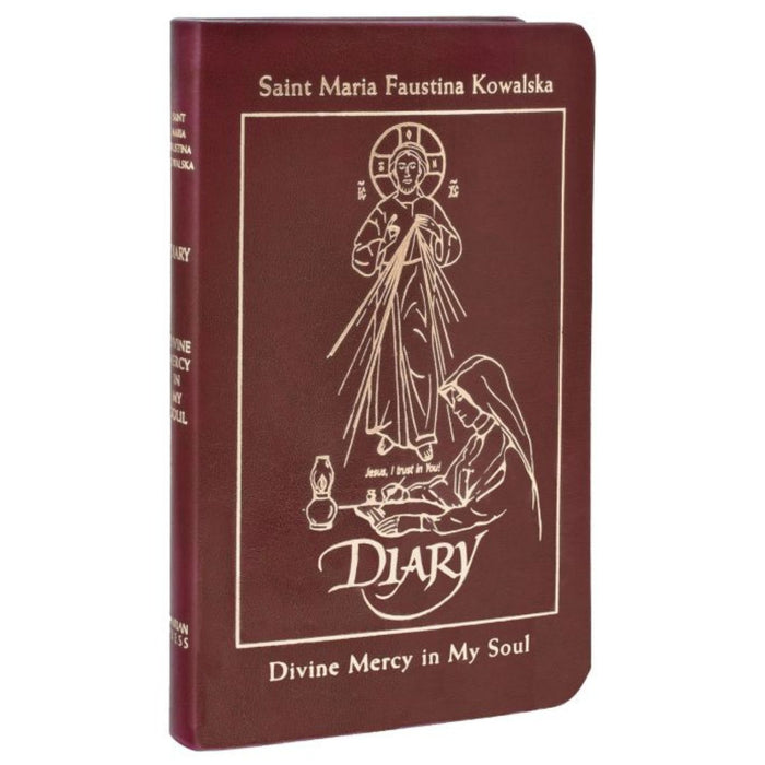 Diary of St Faustina: Divine Mercy in My Soul in Leather