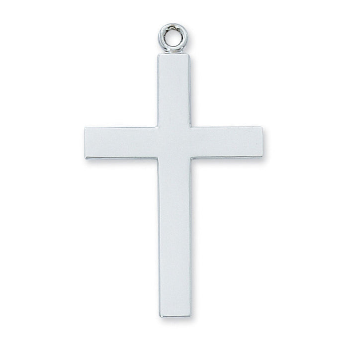 Cross Lord's Prayer Sterling Silver on 24" Chain