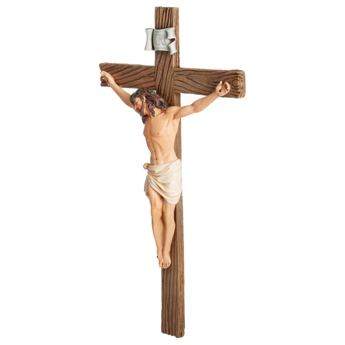 Wall Crucifix with Natural Corpus Renaissance Style
