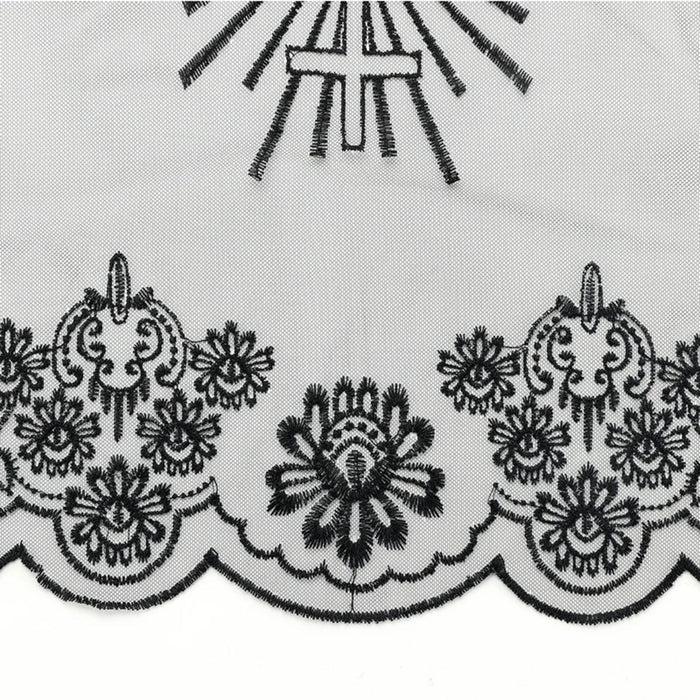 Black Chalice and Cross Chapel Veil
