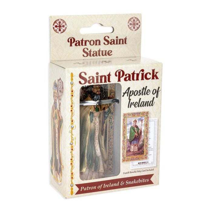St Patrick 4" Hand Painted Patron & Protector
