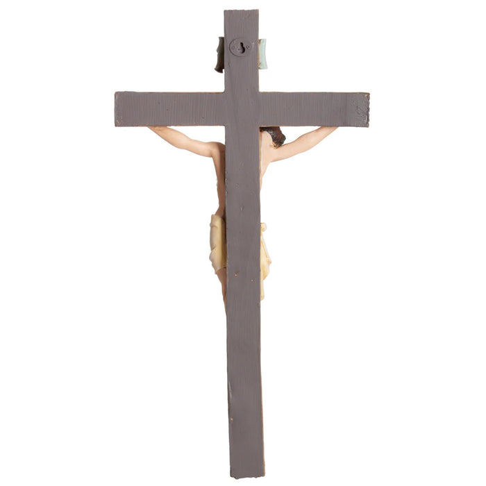 Wall Crucifix with Natural Corpus Renaissance Style