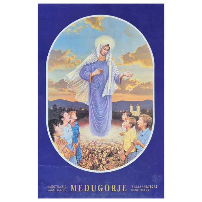 Our Lady of Medugorje with Children Print