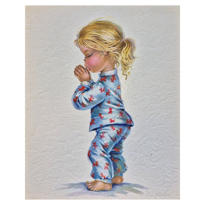 Vintage Prayer Time by Constanza Board Print