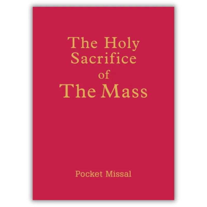 Holy Sacrifice of the Mass Pocket Missal 1962
