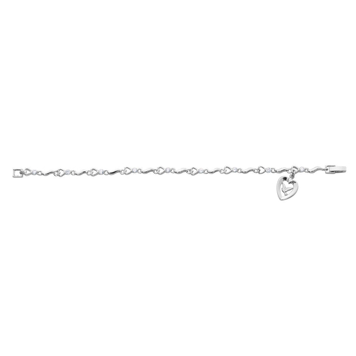 Bracelet with Holy Spirit in Heart Charm