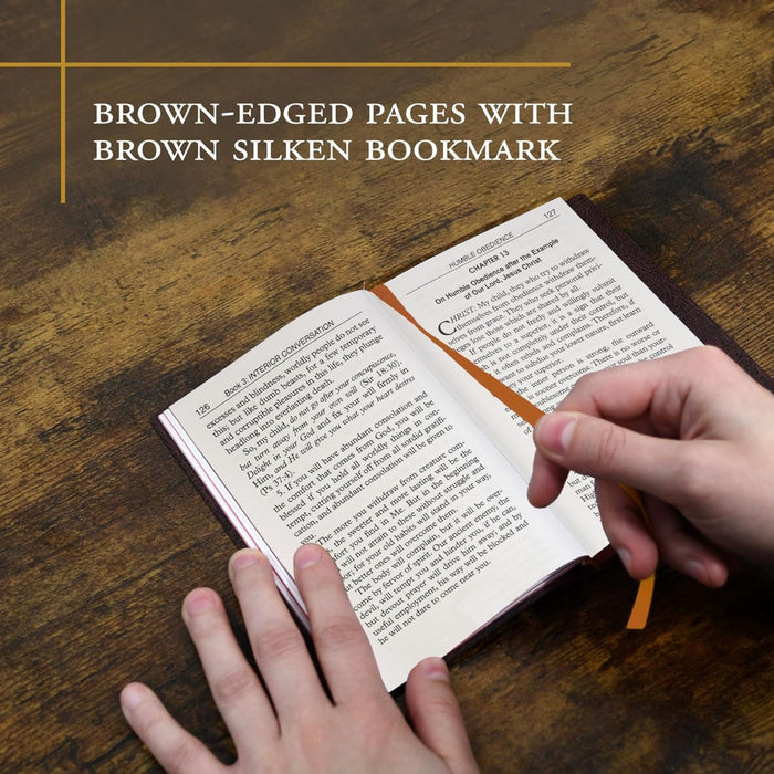 The Imitation of Christ in Bonded Leather with Zipper