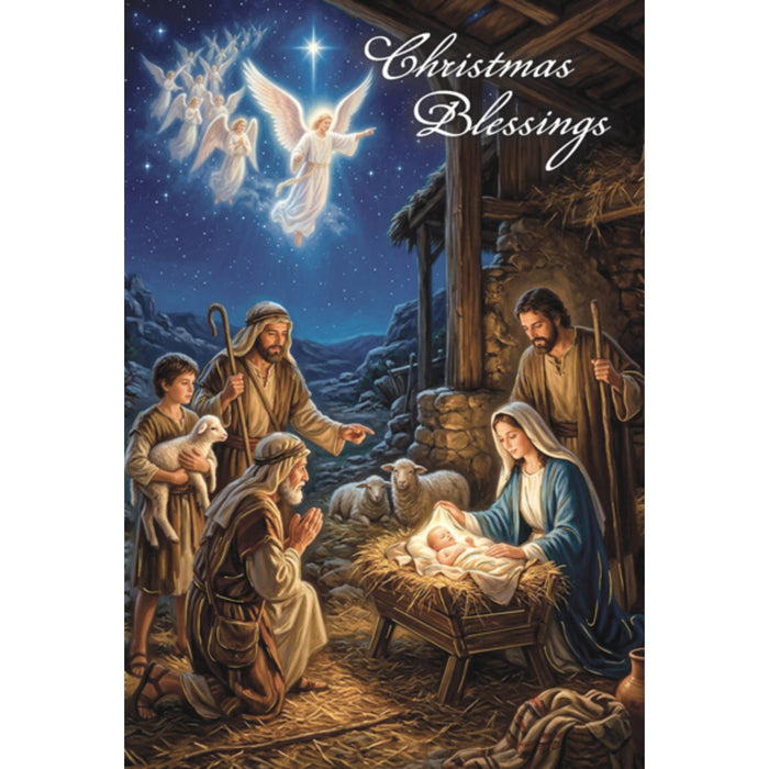 Nativity with Shepherds Boxed Card Set