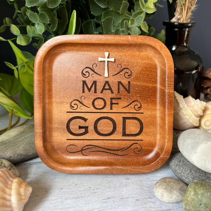 Prayer/Trinket Tray Man of God