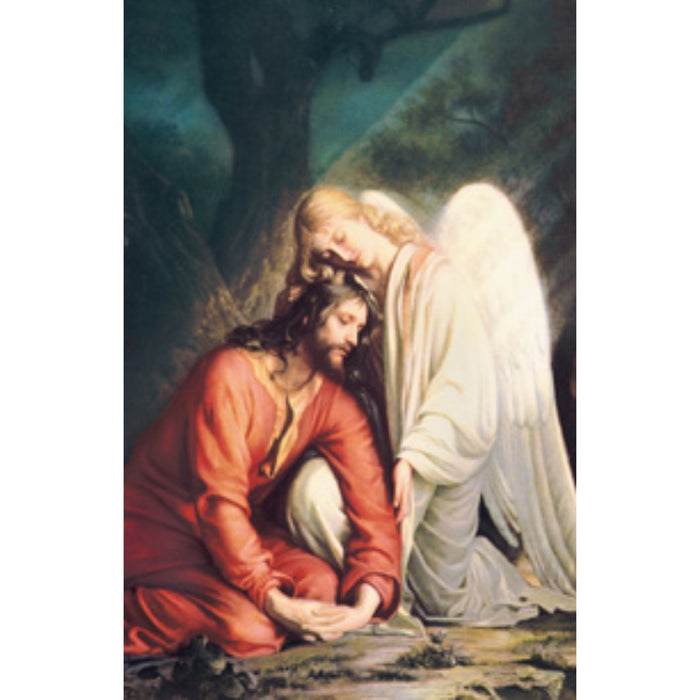 Blank Greeting Card Jesus with Angel