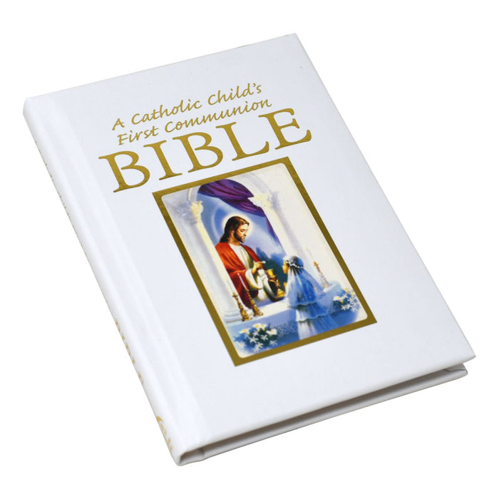 A Catholic Child's First Communion Bible Traditions Girl