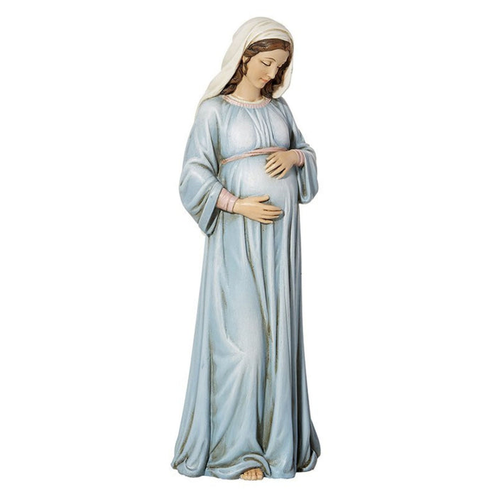 Expecting Mary Statue 8" High