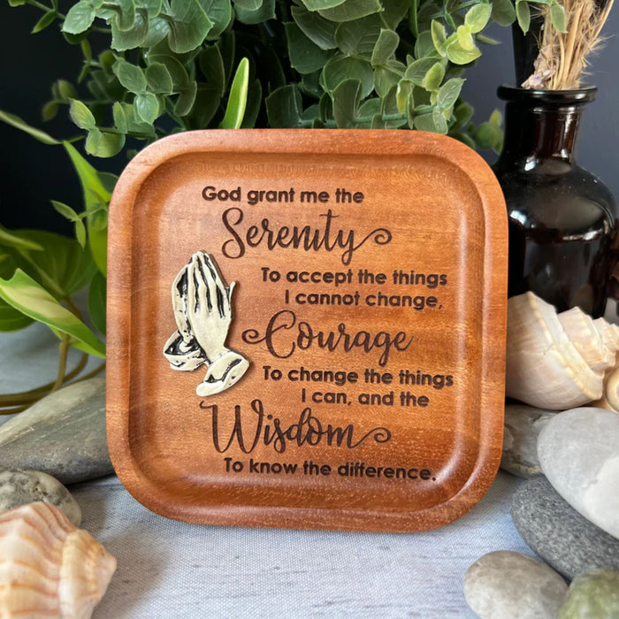 Prayer/Trinket Tray Serenity Prayer