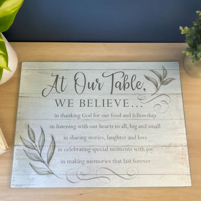 Cutting Board At Our Table