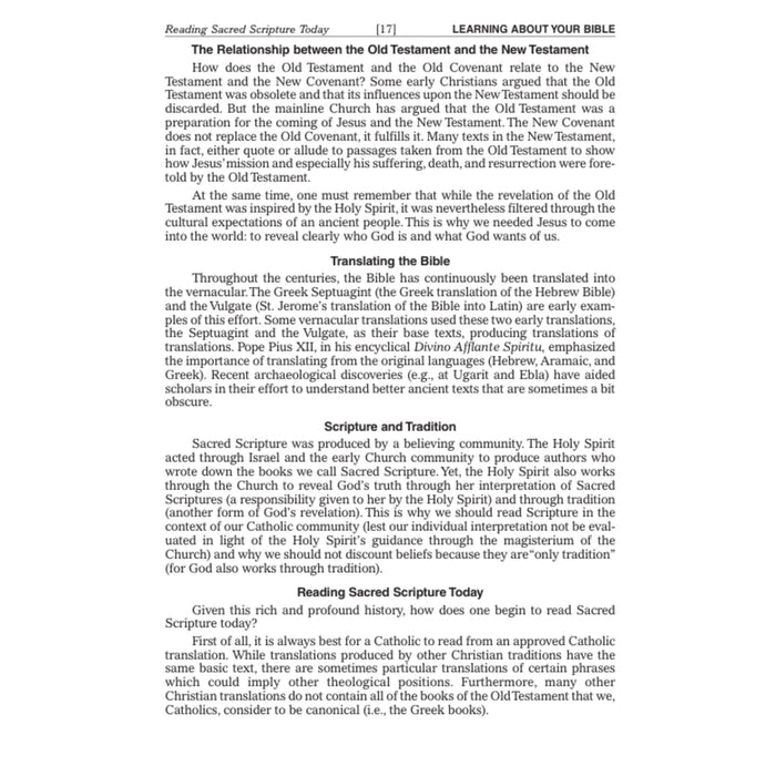St. Joseph New Catholic Bible in Black (Gift Edition - Large Type)