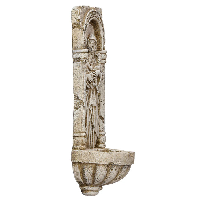Holy Water Font L'Innocence 9.75" Stone Look