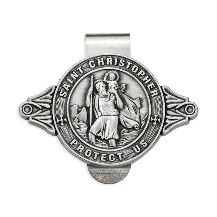 Saint Christopher Visor Clip