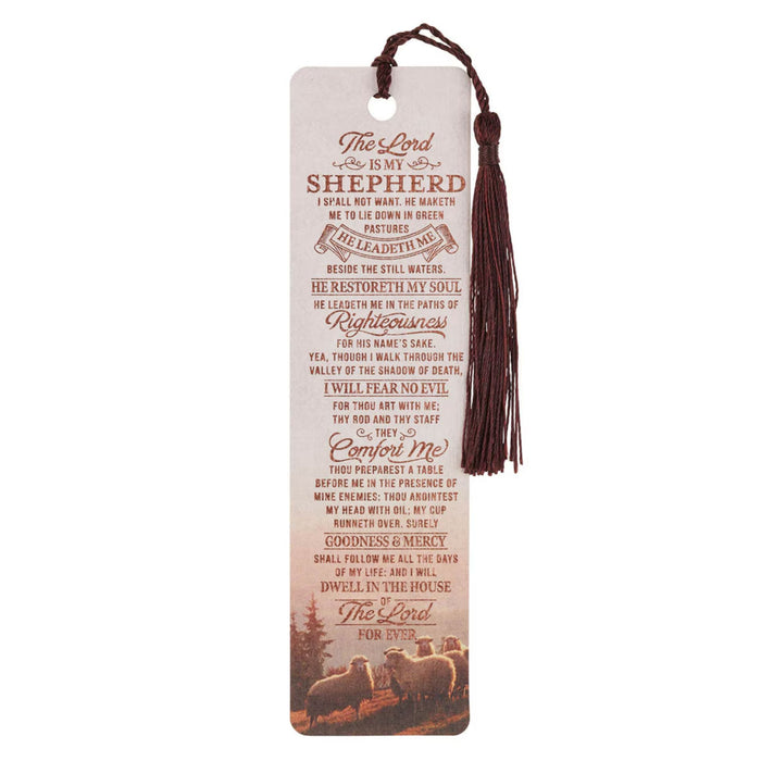 Lord Is My Shepherd Bookmark with Tassel