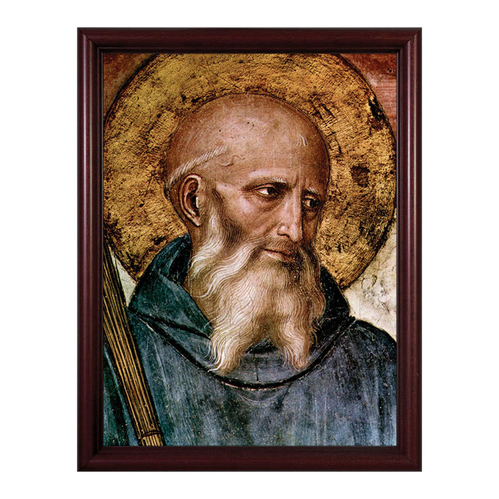 St Benedict Framed Art 8" x 10"