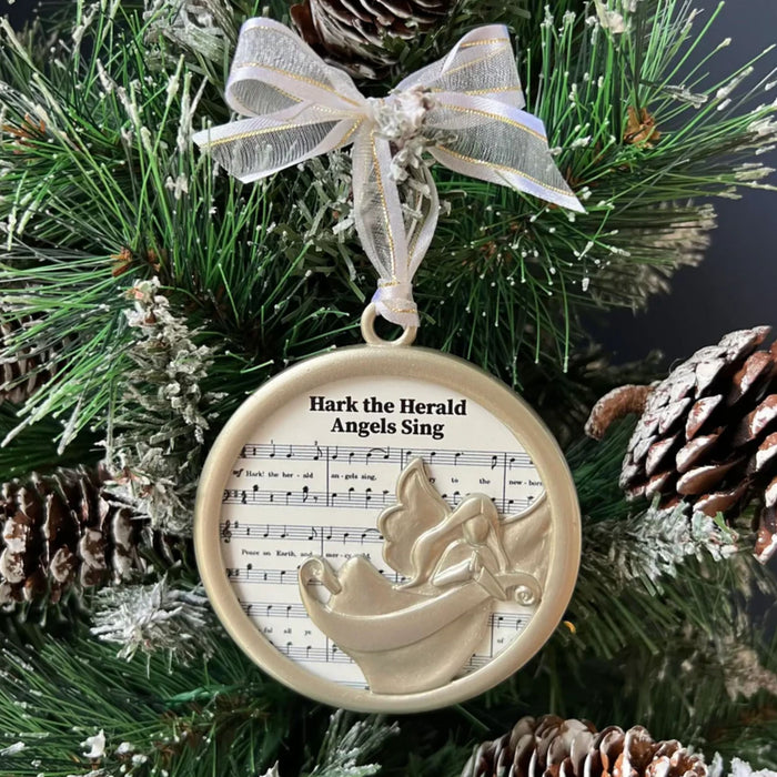 Christmas Carol Ornament "Hark the Herald"