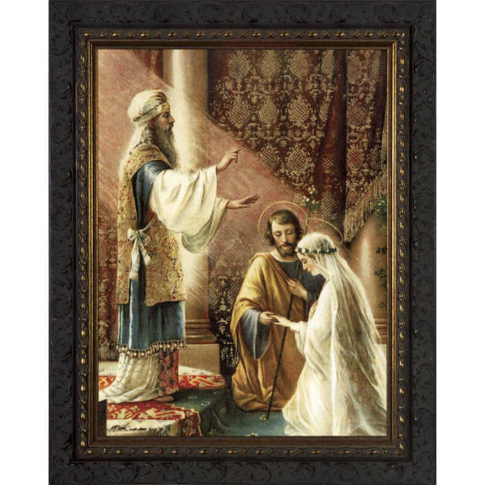 Wedding of Mary & Joseph with Dark Frame