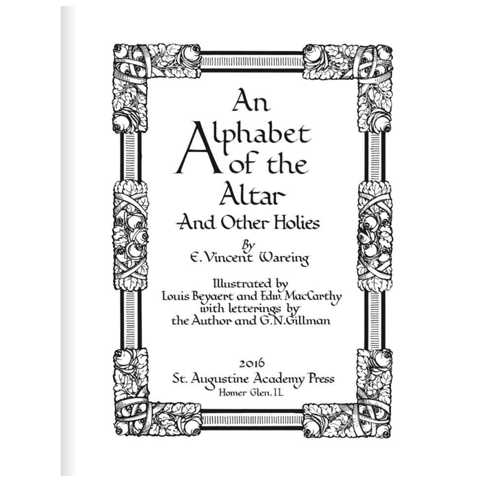 An Alphabet of the Altar by E. Vincent Wareing