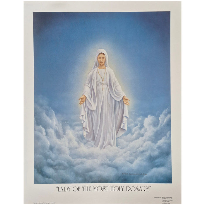 Our Lady of the Most Holy Rosary Print