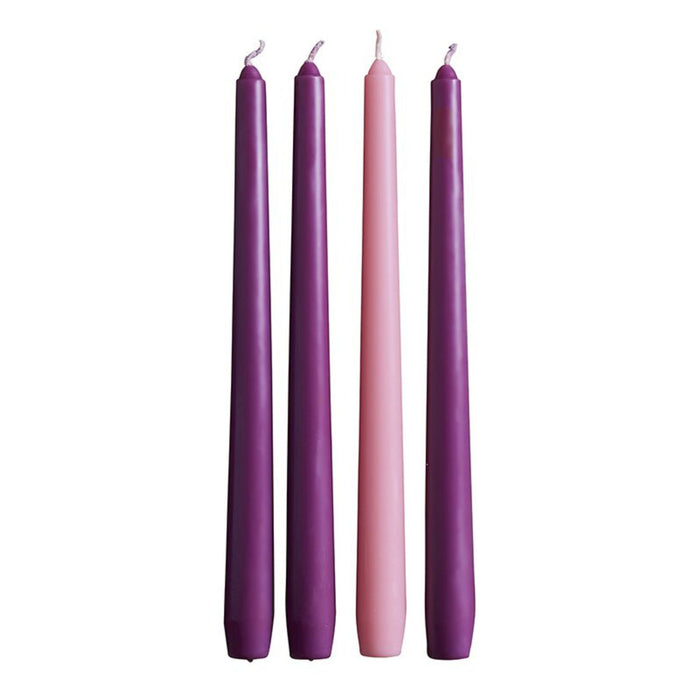 Advent Candles 10" High Set of 4