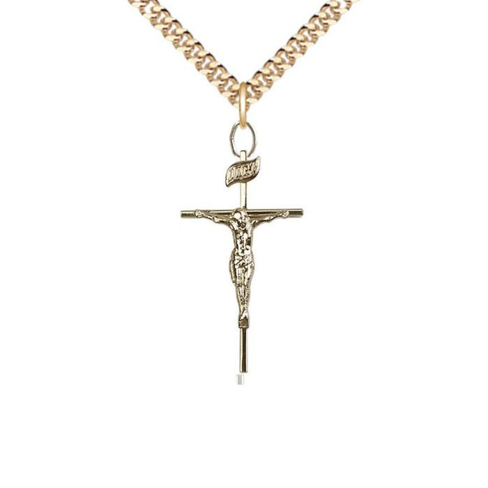 Crucifix Bar Style on 20" Chain