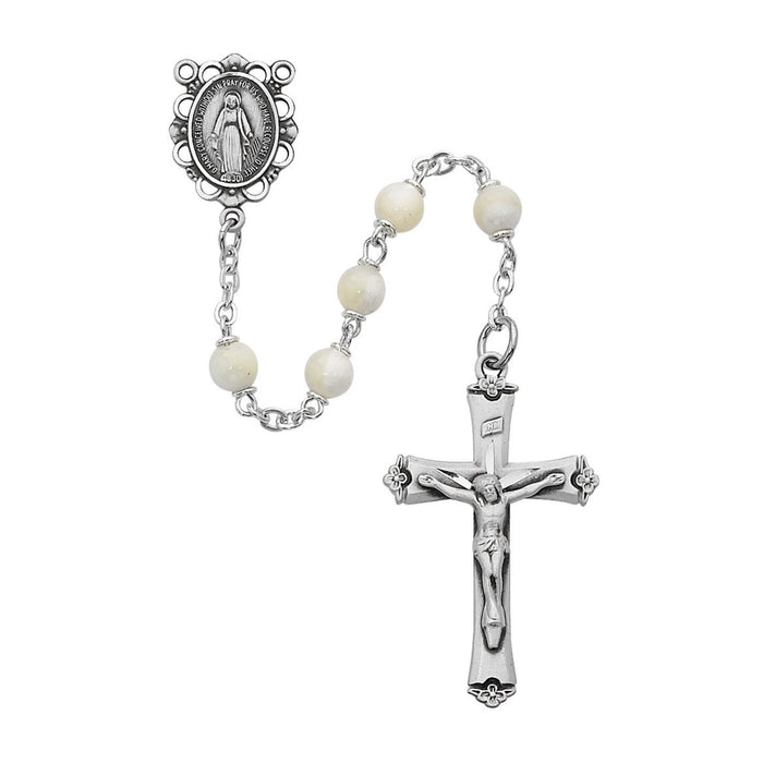 Rosary 5mm Mother of Pearl Beads