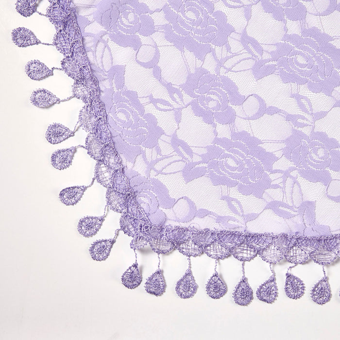 Purple Tears of Mary Chapel Veil