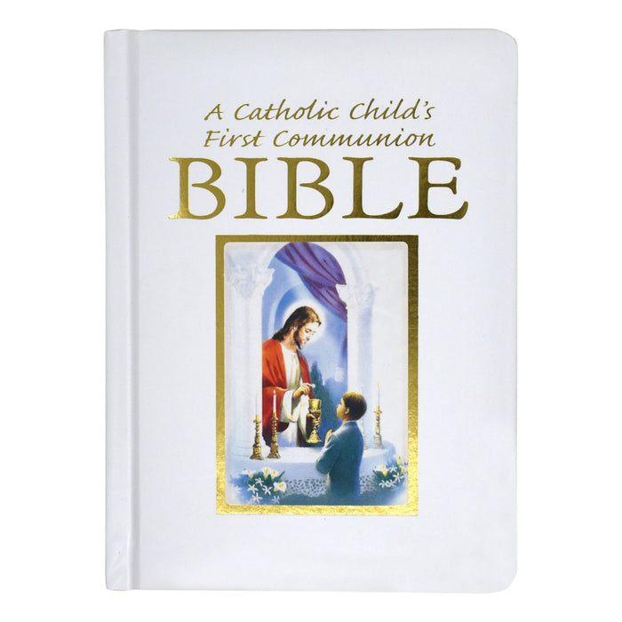 A Catholic Child's First Communion Bible Traditions Boy