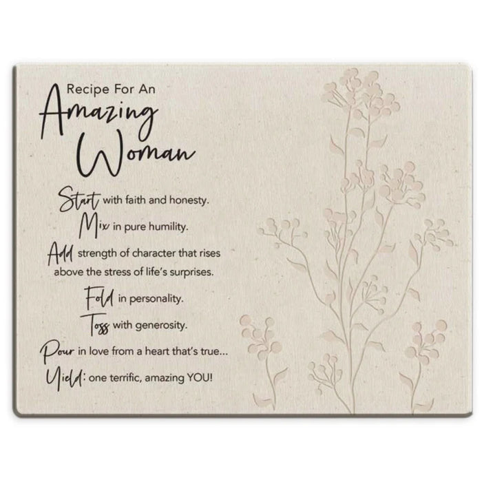 Mini Cutting Board Amazing Woman