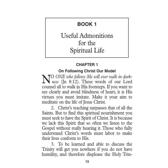 The Imitation of Christ In Giant Print