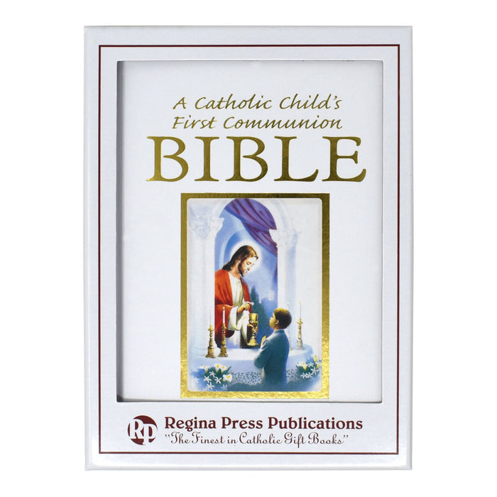 A Catholic Child's First Communion Bible Traditions Boy