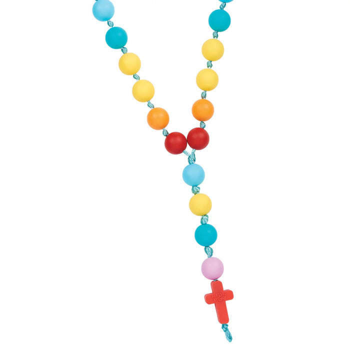 Blessed By God Silicone Rosary Teether