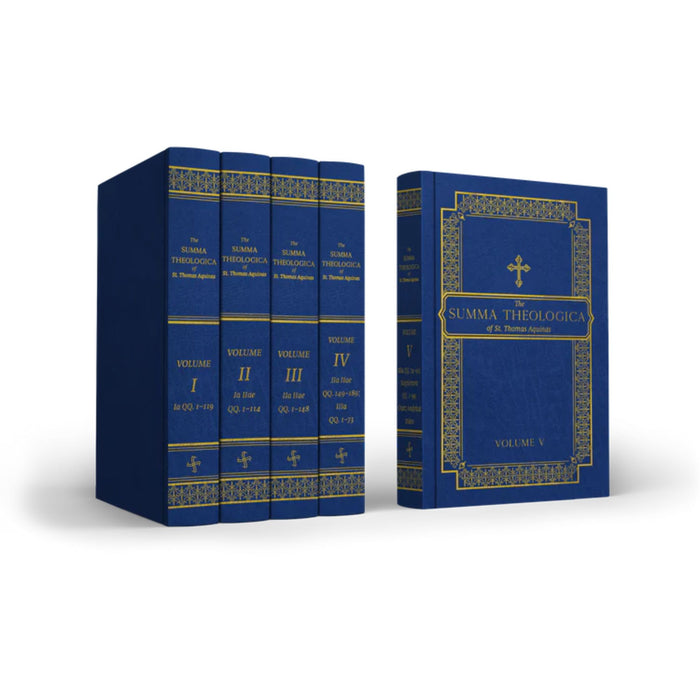 Summa Theologica Complete 5-Volume Set by Thomas Aquinas