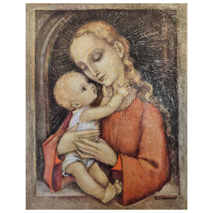 Vintage Frameable print on Artboard Madonna and Child by Hummel