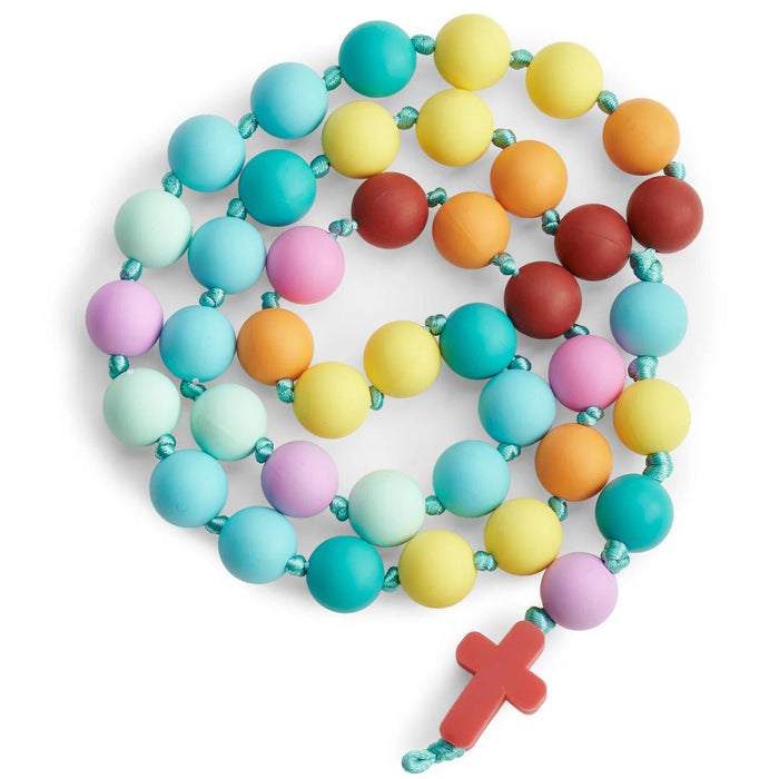 Blessed By God Silicone Rosary Teether