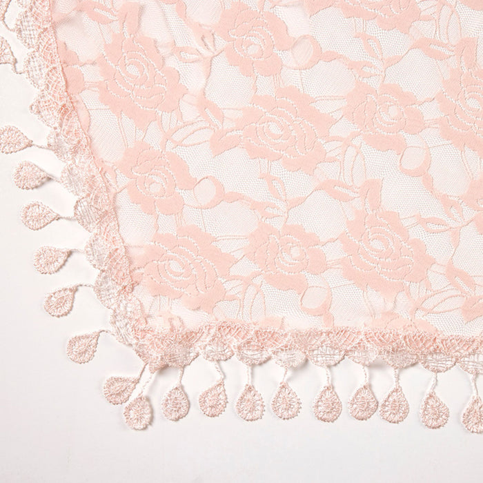 Pink Tears of Mary Chapel Veil