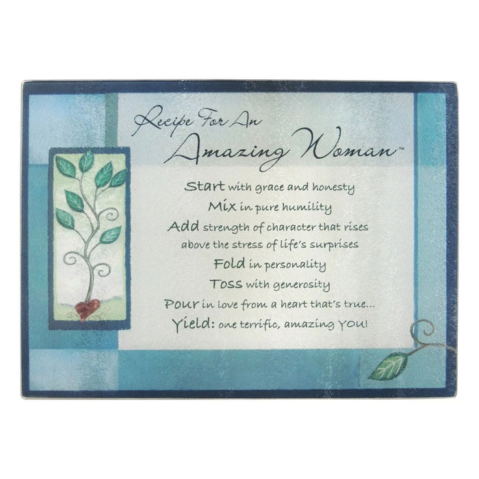 Cutting Board Blue Amazing Woman