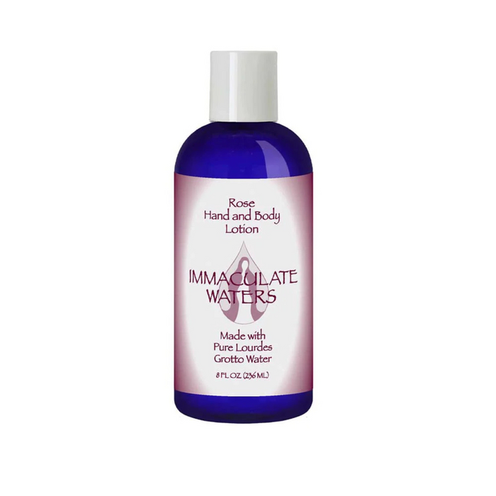 Lourdes Water in Hand & Body Lotion Rose Scent