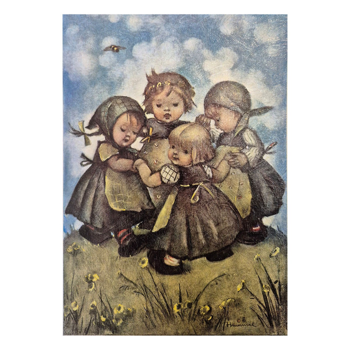 Vintage Board Print Ring Around the Rosie by Hummel.