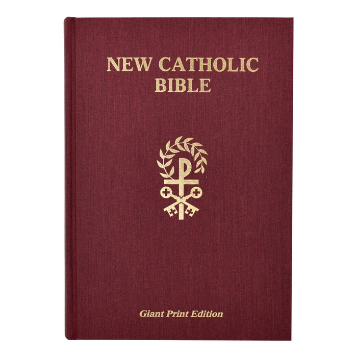 St. Joseph New Catholic Bible (Giant Type) Red Hardcover